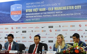 Trận Việt Nam-Man City sẽ đá penalty nếu hòa 90 phút
